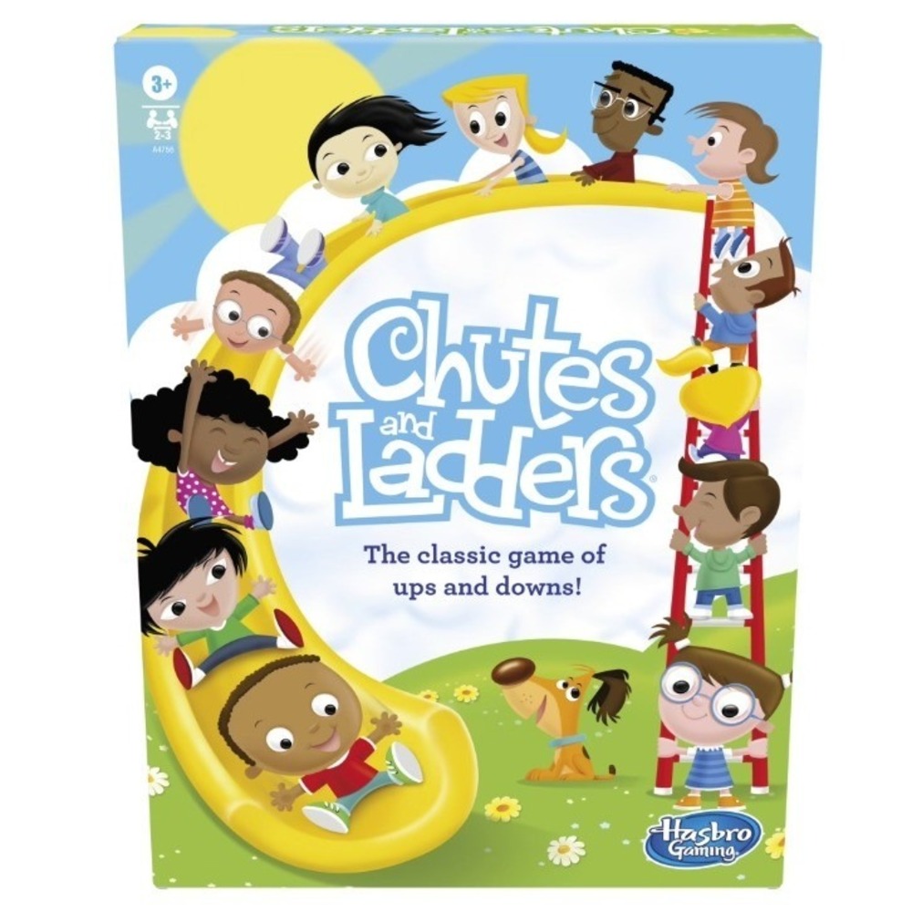 Chutes and Ladders The Classic Game of Ups and Downs Hasbro Gaming Kids Ages 3+‎
